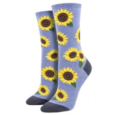 Socksmith Womens Crew Socks More Blooming Sun...