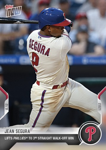 2021 Topps Now 347 Jean Segura