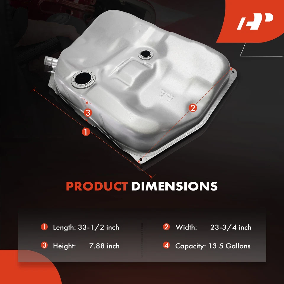 Tanque de combustible de 11 galones para Tercel 1983-1987 Toyota Corolla 1984-1987 Chevrolet Nova Foto 4 de 4