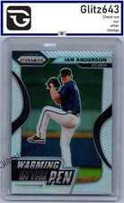 2020 Panini Prizm #WIP-5 Ian Anderson Warming in the Pen Silver Prizm
