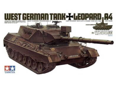 TAMIYA 35112 1:35 German Leopard A4 Tank Plastic Model Kit