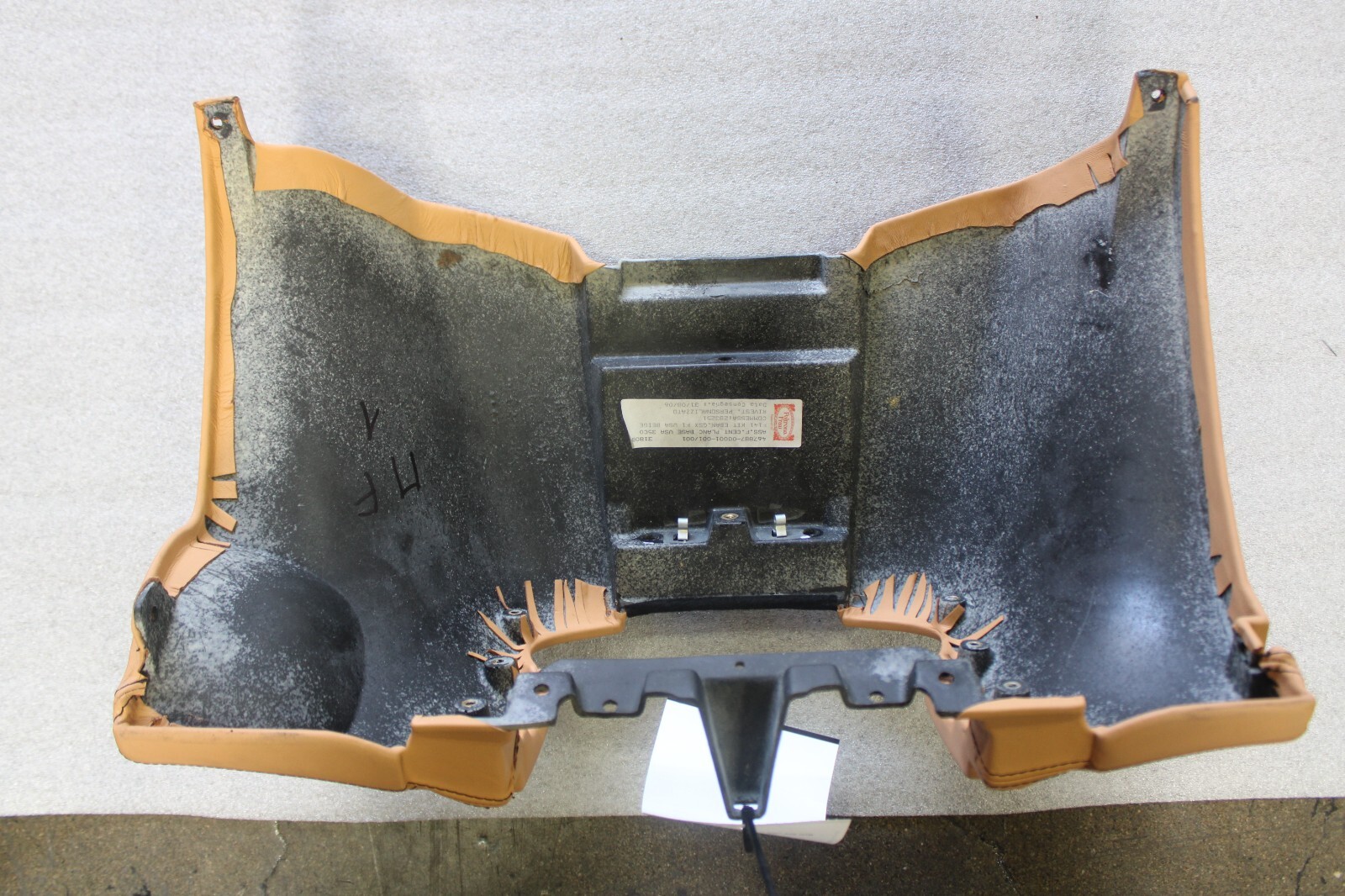 Ferrari 599 GTB, Center Dash Face Panel, Tan, Scuffed, Used, P/N 69162200