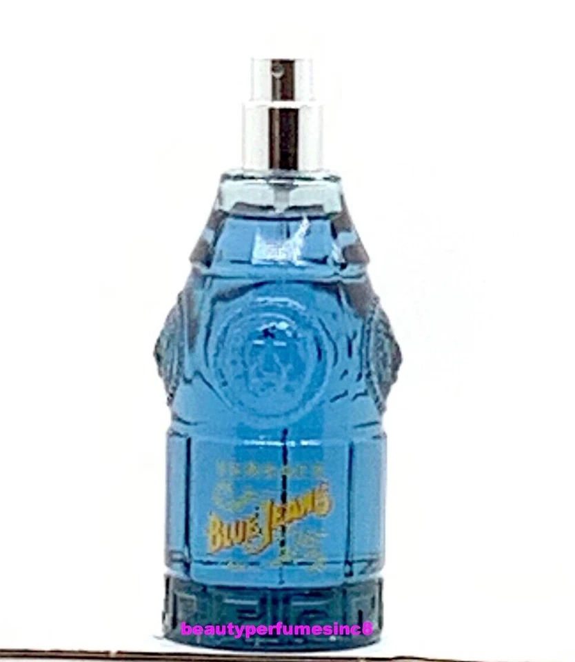 Pantalones de mezclilla Versace azules para hombre 2,5 OZ eau de toilette spray Foto 4 de 4