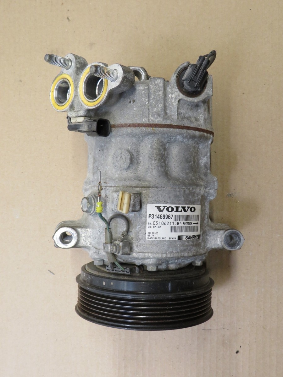 2016-2019 VOLVO XC90 T6 2.0L A/C HVAC COMPRESSOR 31469967 OEM 