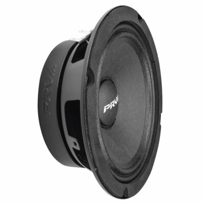 PRV 6.5'' Speaker Slim Midrange 6MR200A-4 Shallow PRO Car Audio 200W 4 Ohm