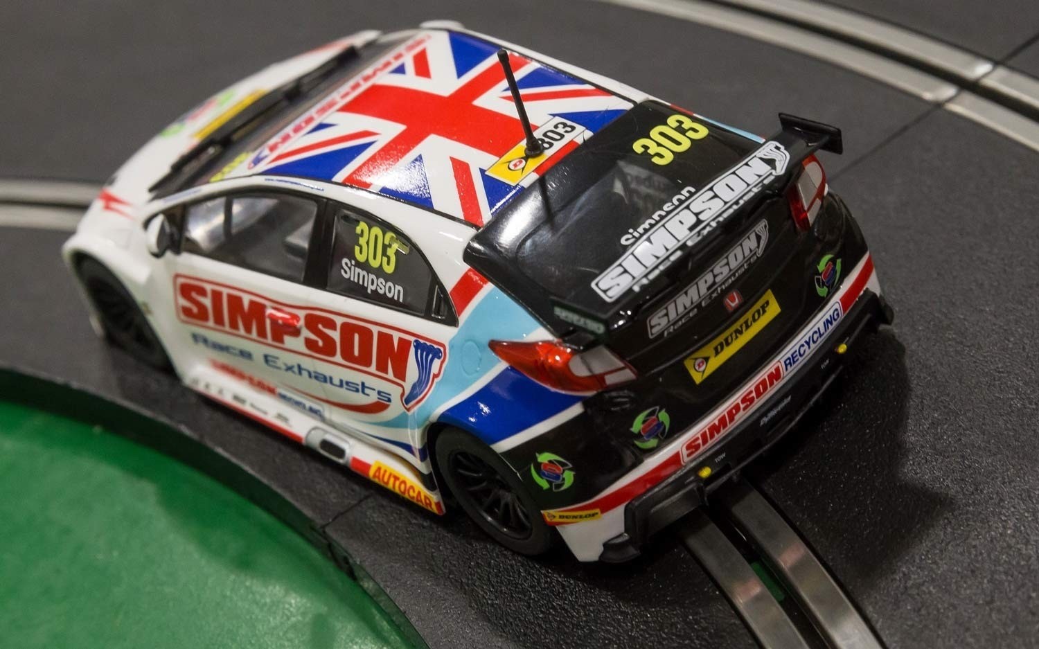 scalextric honda civic btcc