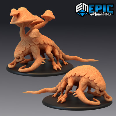 Jungle Creeper, Dungeons and Dragons Miniatur, Insektoide Kreatur, Terror Pilze