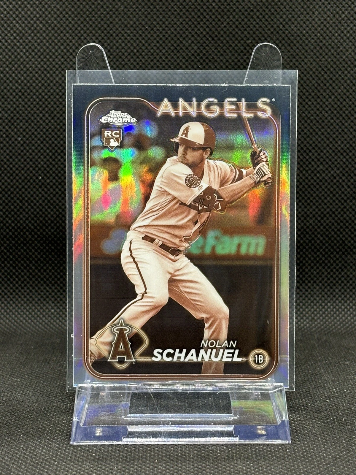 2024 Topps Chrome - Sepia Refractor #274 Nolan Schanuel (RC) - Angels