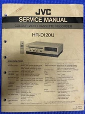 JVC HR-D120U HRD120U Service Manual 3583 3916 *ORIGINAL**