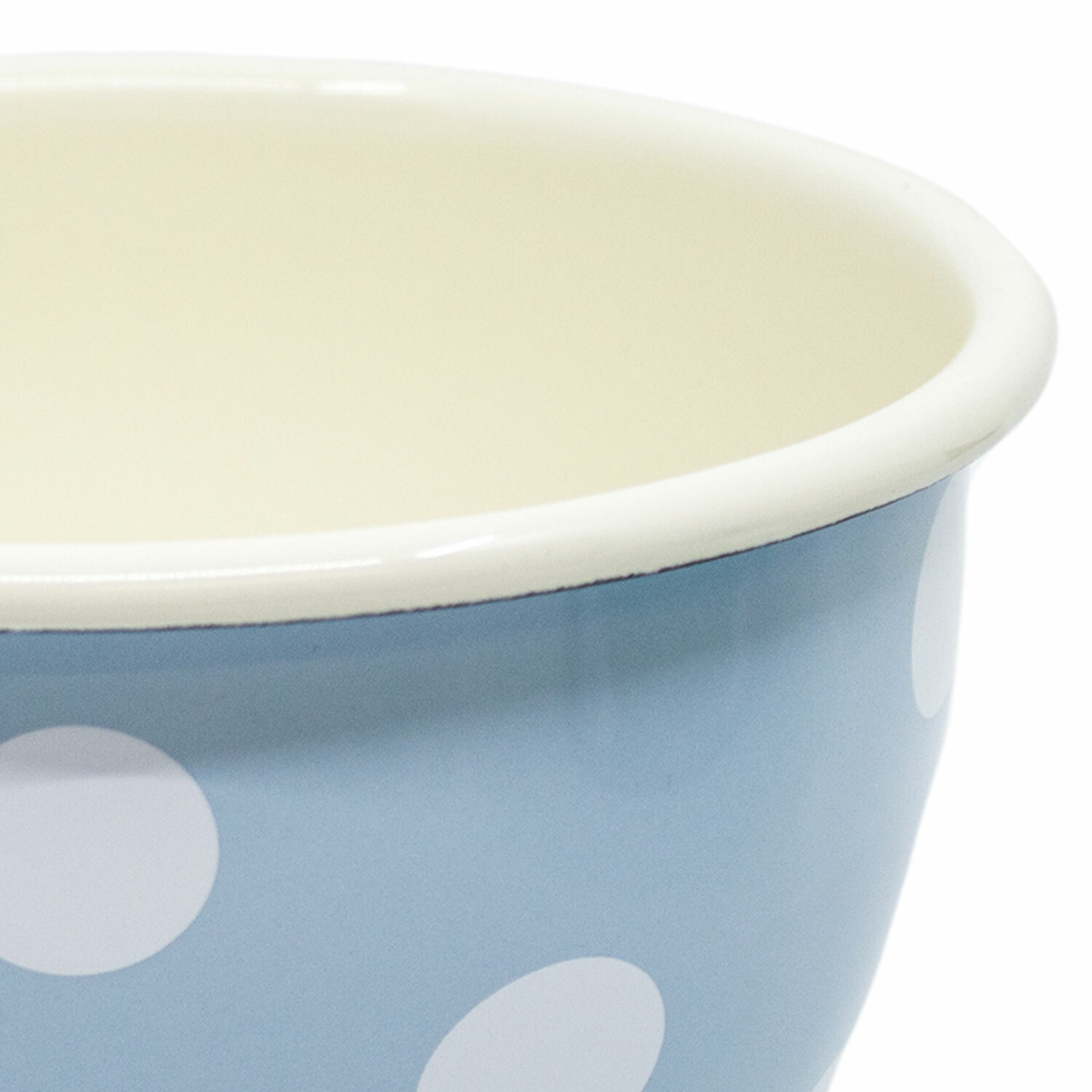 Ambiente Haus Schüssel 17,5 Cm Emailliert – Weiße Müslischale Aus Porzellan, Spülmaschinenfest, 900 Ml