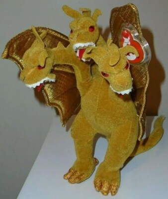 Ty Classic King Ghidorah Godzilla Japan 01 Toho RARE Beanie