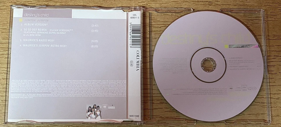 Destiny‘s Child – Jumpin’ Jumpin’ – 4 Track Maxi CD - Zustand sehr gut - Bild 2 von 2