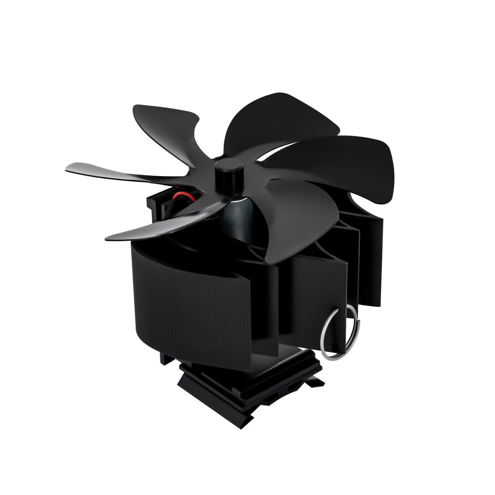 6 Blades Home Flue Pipe Stove Fan Fireplace Wood Burning Heat Powered Stove Fans eBay