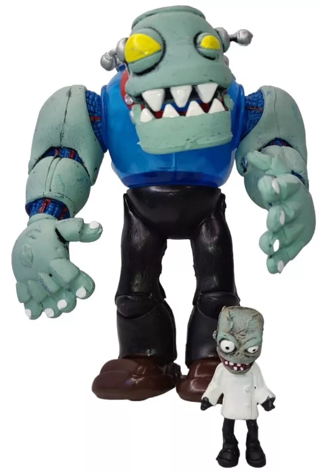 Zombie Plants Vs Zombies 7 hard plastic Mexican action toy figure