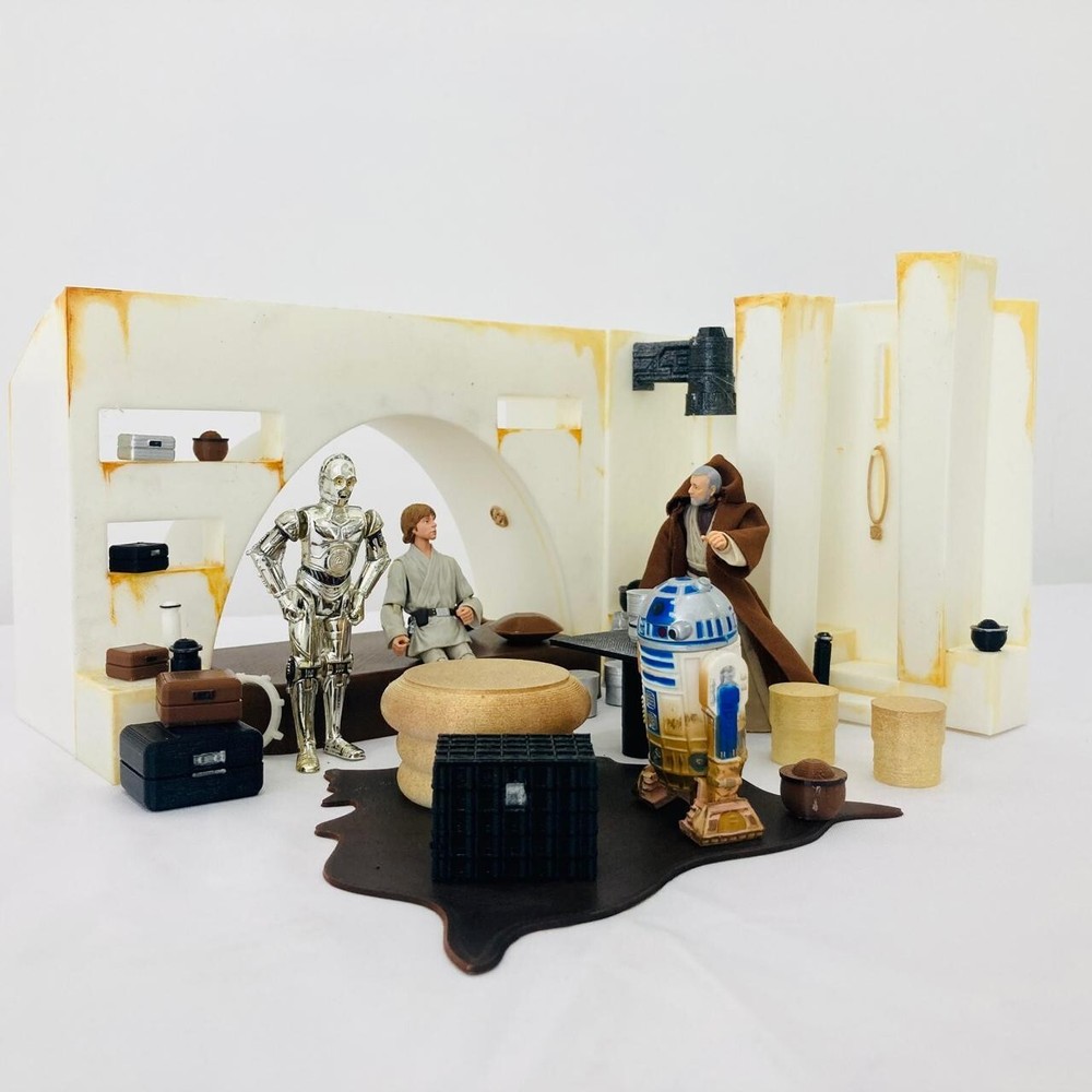 Obi-Wan Kenobi Hut Diorama for 3.75 Inch 1:18 Scale Figures  