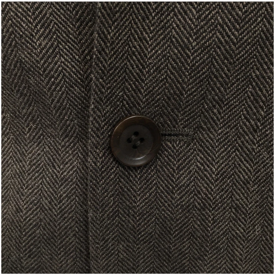 BEN SHERMAN Hombres Blazer Abrigo Deportivo Chaqueta Informal Talla S (36R) Traje de Lana Marrón Foto 3 de 4