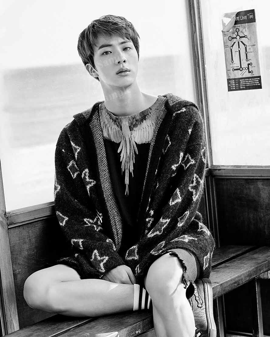 Celebrity Photos Posters BTS Jin Kim Seok-jin Hot Premium Photo
