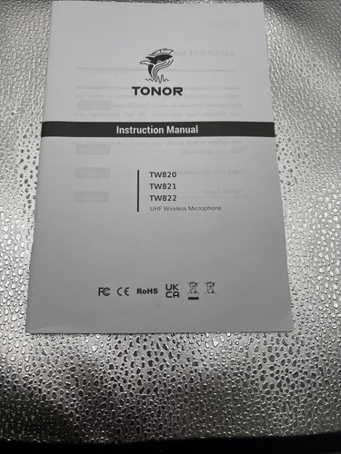 Toner Funkmikrofon TW821/TW822. - Bild 17 von 17