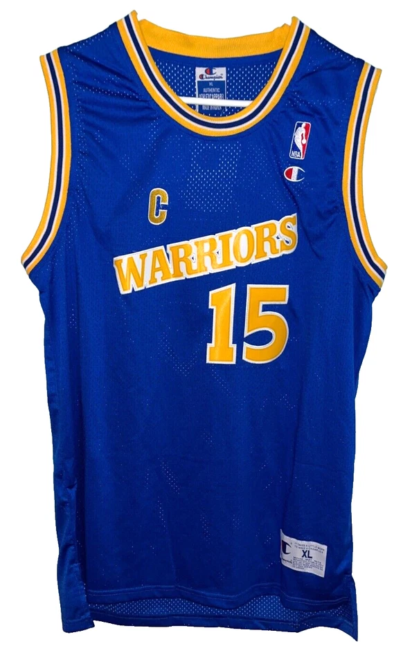 Camiseta Latrell Sprewell Golden State Warriors Champion XL Azul Nueva con Etiquetas RARA De Colección Foto 3 de 4