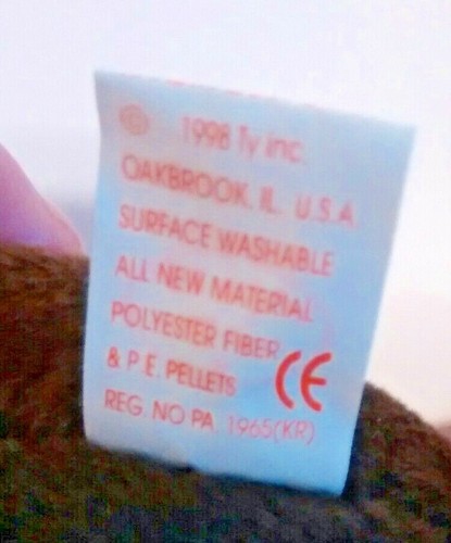 2 TY Beanie Babies PRICKLES The Hedgehog & ROAM The Buffalo With Tags - Picture 11 of 11