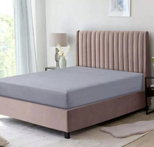 Image of Extra Deep Flannelette Fitted Sheets Soft 100% Brushed Cotton Bed Sheets