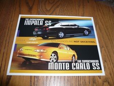 2004 Chevrolet Impala Ss Supercharged Sales Brochureflyerspecifications