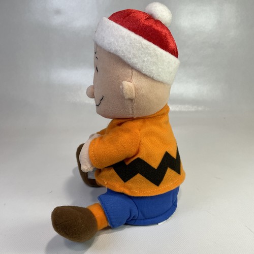 Vintage 9" Gemmy Peanuts Charlie Brown Light Up Snowflake Plush Works - Picture 4 of 7