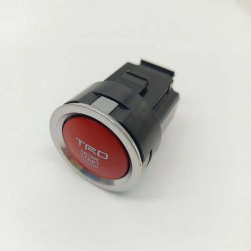 1piece x TRD Push Start Switch For TOYOTA HILUX FORTUNER ALPHARD C-HR AURION - Picture 2 of 5