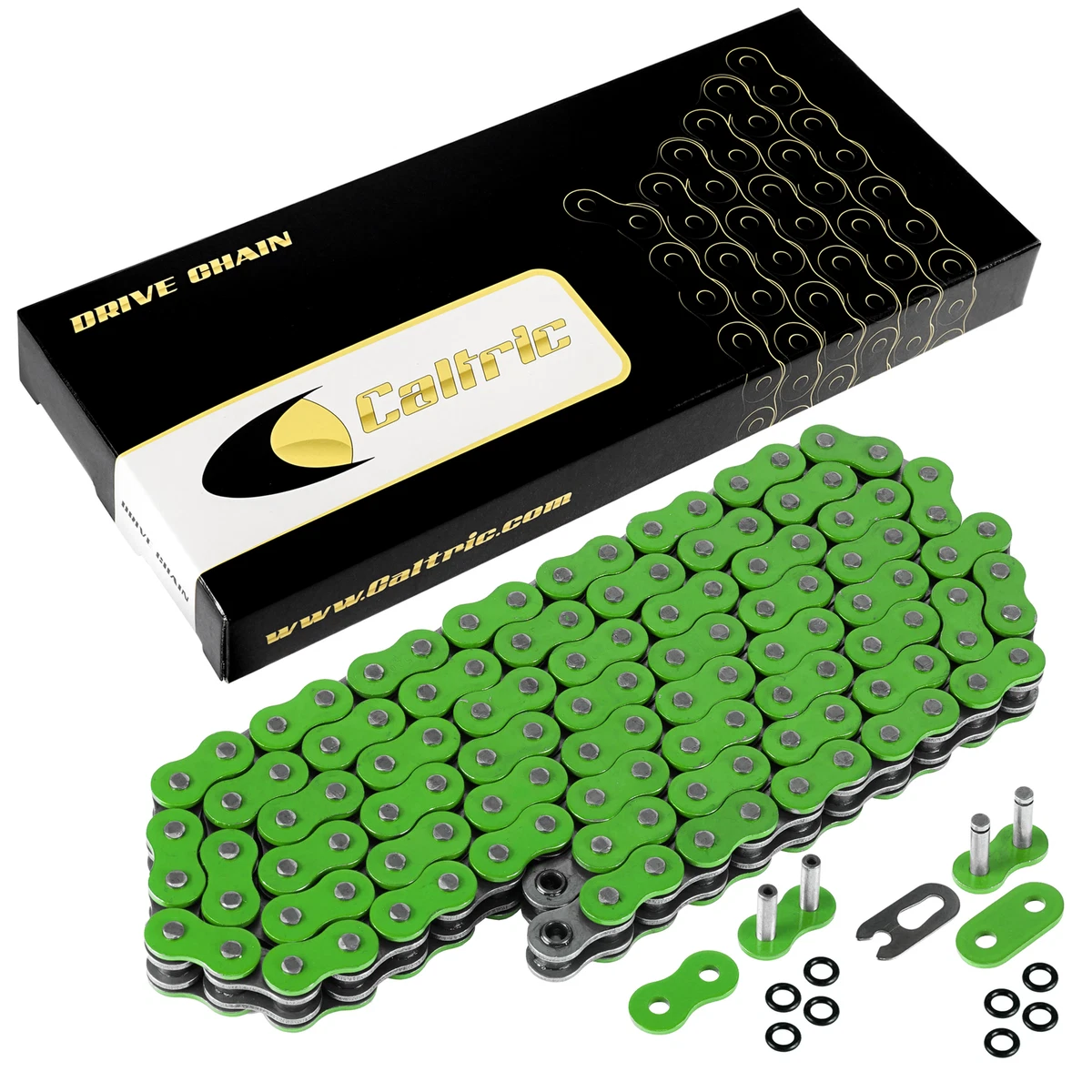 ジーニーページ O-Ring Drive Chain for Kawasaki ZX7 Ninja ZX750 1989 1990 Green | eBay