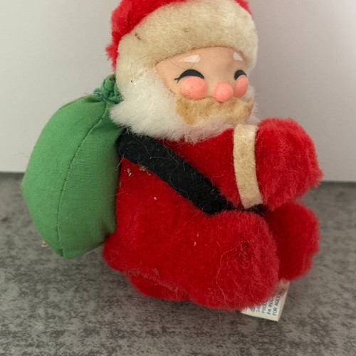 Dakin & Co Mini Santa Claus Hugger Clip-On MCM Christmas Decor Vintage 1985 - Picture 4 of 12