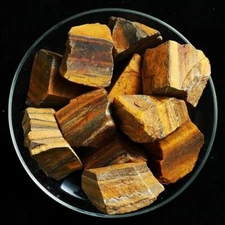 Raw Tiger Eye Rough Stone Rocks Crystal Mineral Specimens Collection Healing 1PC
