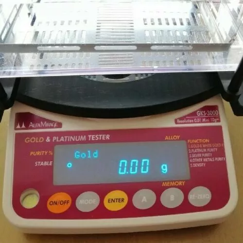 ALFA MiRAGE GKS-3000 Metal Gold Silver Tester Specific Gravity Scale
