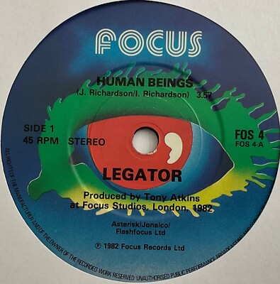 Legator - Human Beings - 7  Vinyl Single