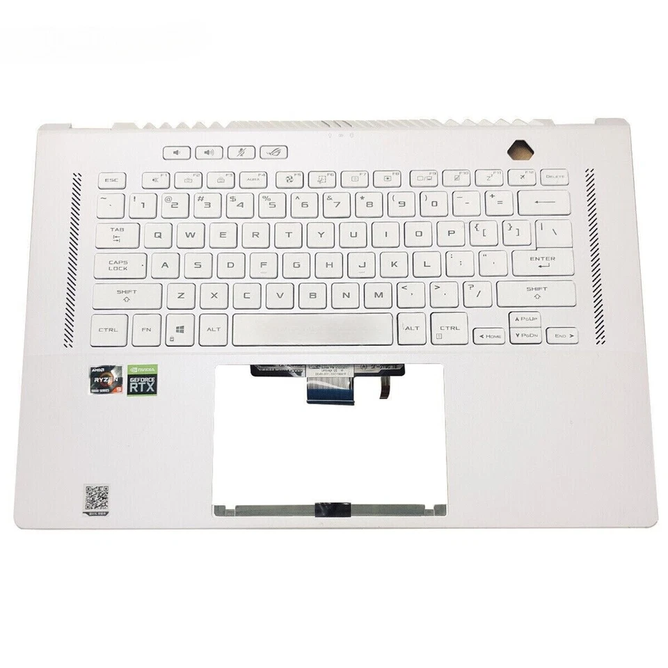 Used For ASUS ROG Zephyrus GA503 GU603 Palmrest w/ Backlit Keyboard 16" White - Bild 3 von 4