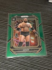 2023 WWE Prizm Green #117 Sanga