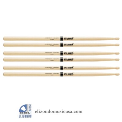 Pro Mark - Bacchette Da Batteria Con Testa In Legno Hickory 2B Four Pairs - Foto 5