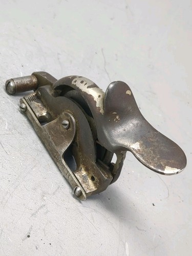 Antique RIDGELY Carpet Trimmer Heavy All-Metal Early Flooring Trade Tool Rugged