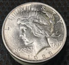 1923-P U.S. Peace Silver Dollar