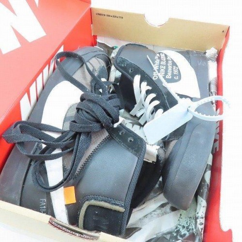 OFF WHITE X NIKE NIKE OFF WHITE THE 10 AA3832 001 NIKE Blazer Mid Off White Grim Reaper con scatola