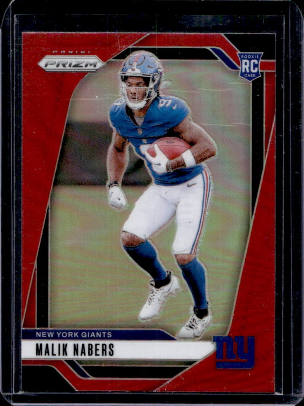 2024 Prizm Malik Nabers SP Red Rookie RC #370 Giants