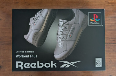 REEBOK X SONY PLAYSTATION WORKOUT PLUS SNEAKER 30th ANNIVERSARY 11/44,5 - NEU