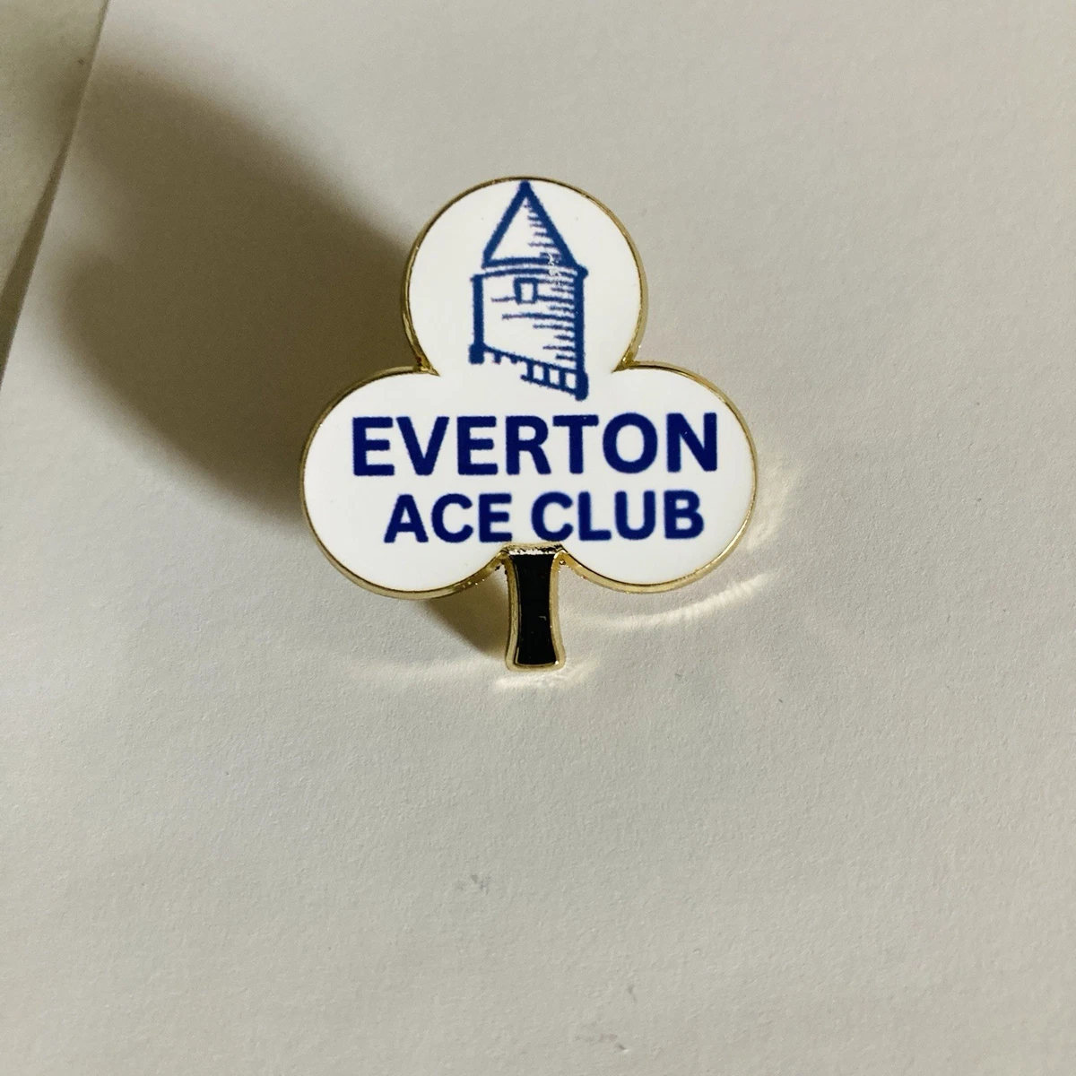 Pin's Everton Supporters Club – Broche émaillée Vintage, Football Anglais