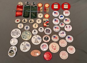 Vintage Lot of Fife and Drum Musicians Pins / Mainly CT