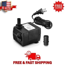90 GPH Mini Submersible Pump, Small Fountain Pump (5W 350L/H) for water feature,