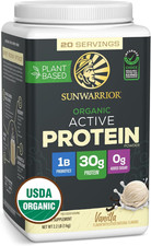 Organic Plant Based Protein Powder Vegan Organic Protein Powder with BCAA A...