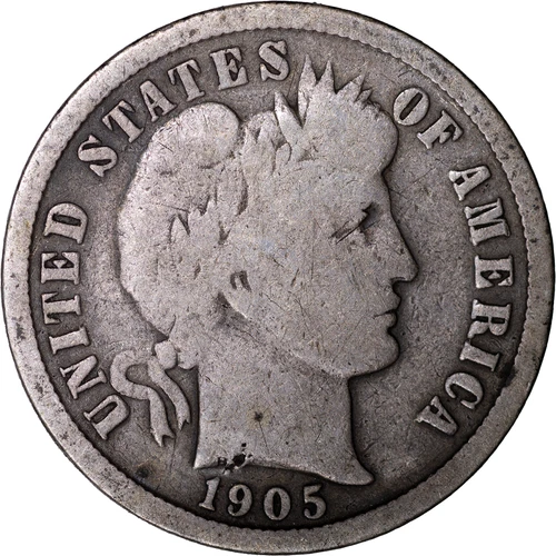 1905-O 10c Barber Dime ~ Good