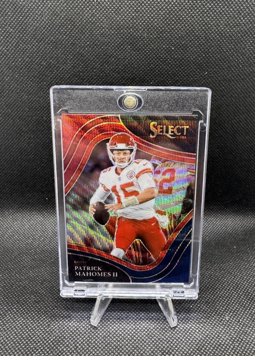 2021 Panini Select #302 Patrick Mahomes II Tri-Color Prizm #70/75