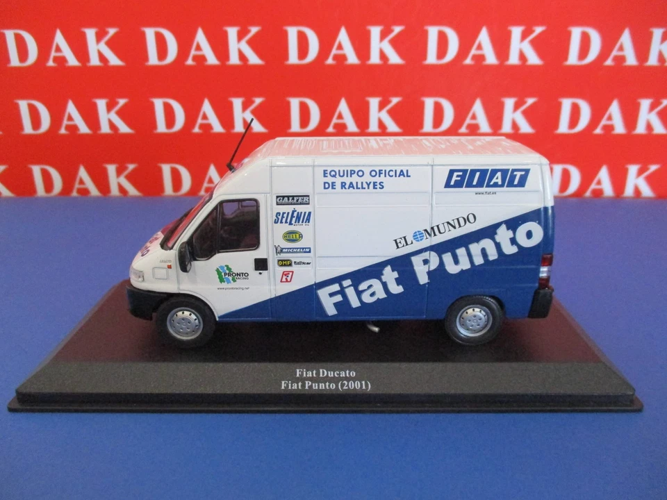 Die cast 1/43 Modellino Furgone Fiat Ducato Assistenza Rally Fiat Punto 2001 - Immagine 2 di 4