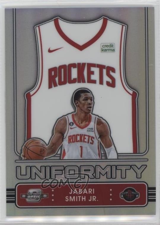 2022-23 Panini Contenders Optic Uniformity Jabari Smith Jr #25 12yh