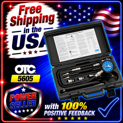 OTC Tools 5605 Deluxe Compression Tester Kit